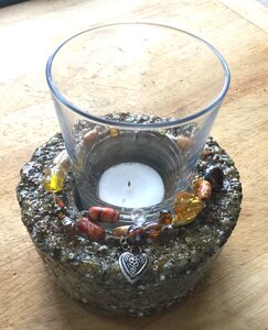 Candle disc tealight