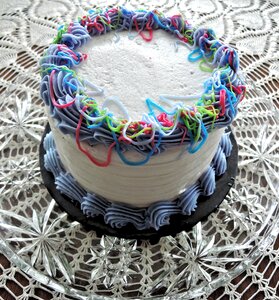 Dessert food gray cake