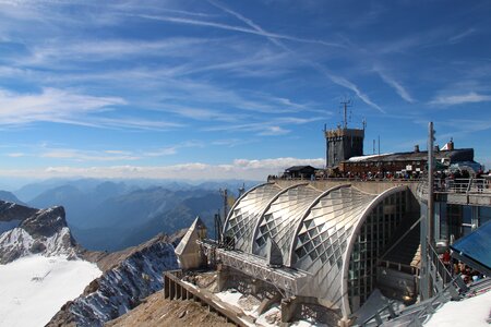 Summit landscape zugspitze massif