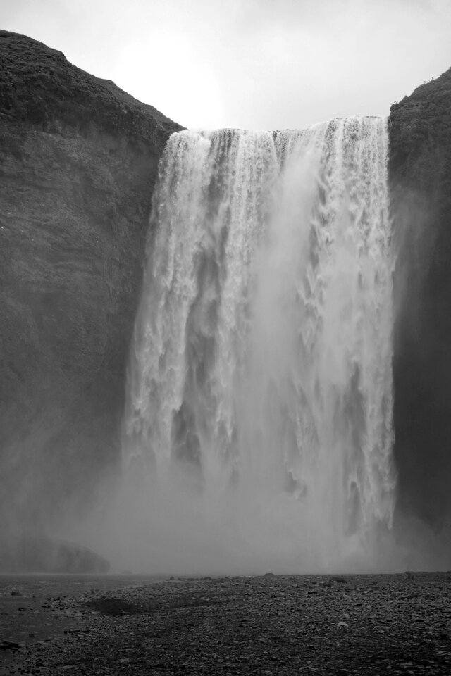 Enormous skogafoss impressive