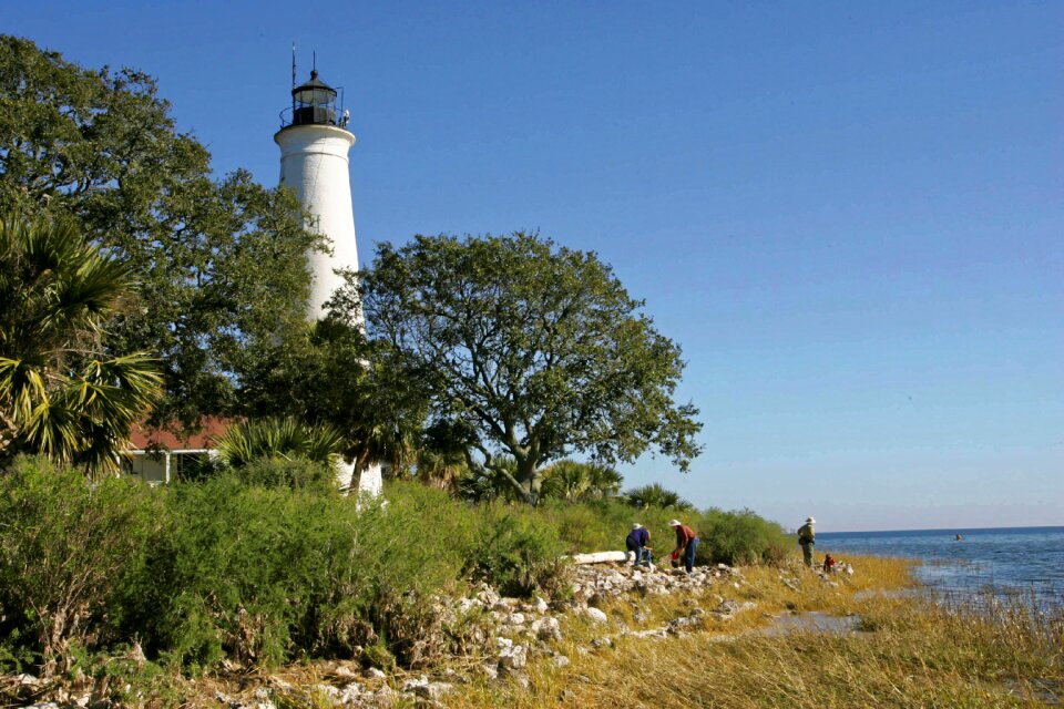 St marks lighthouse beach tourism