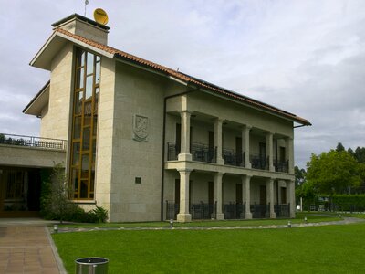Rural hotel garden building