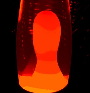Wax light lava lamp