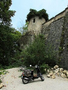 Historically middle ages motorcycle