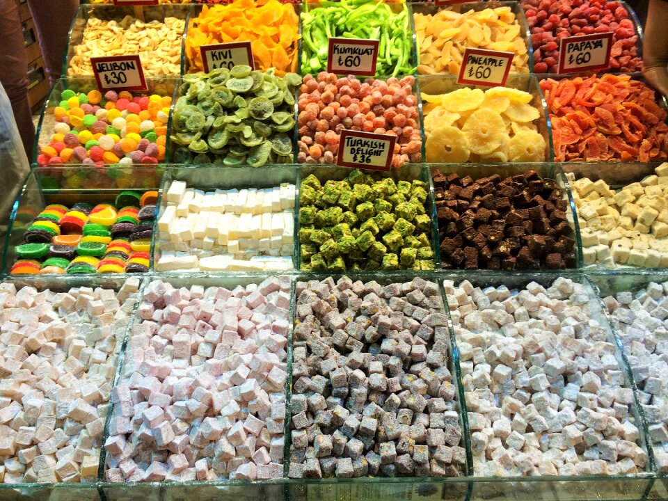 Dried fruits desert istanbul