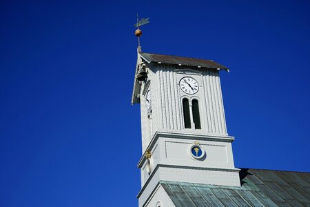 Sky clock tower time photo