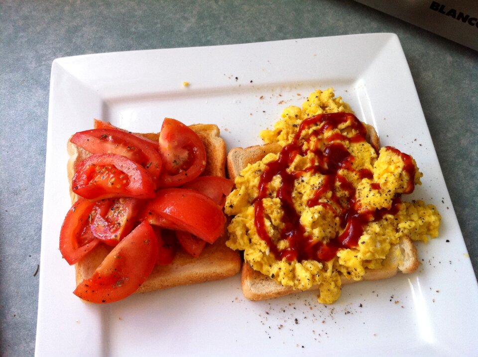 Brunch toasts meal