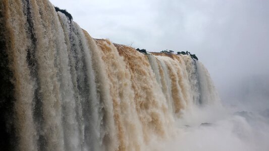 Cataracts water mouth of the iguassu
