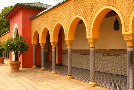 Gardens of the world artfully structure
