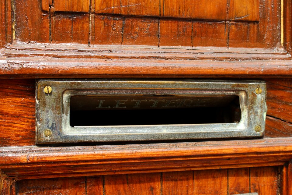 Correspondence postbox letterbox
