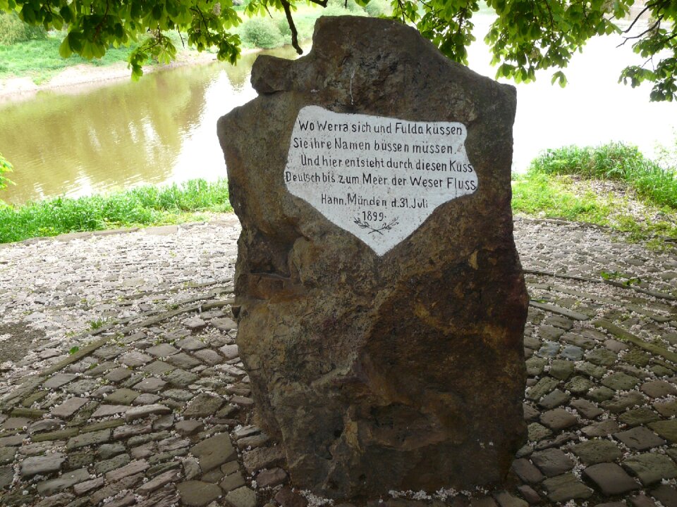 Fulda weser river words