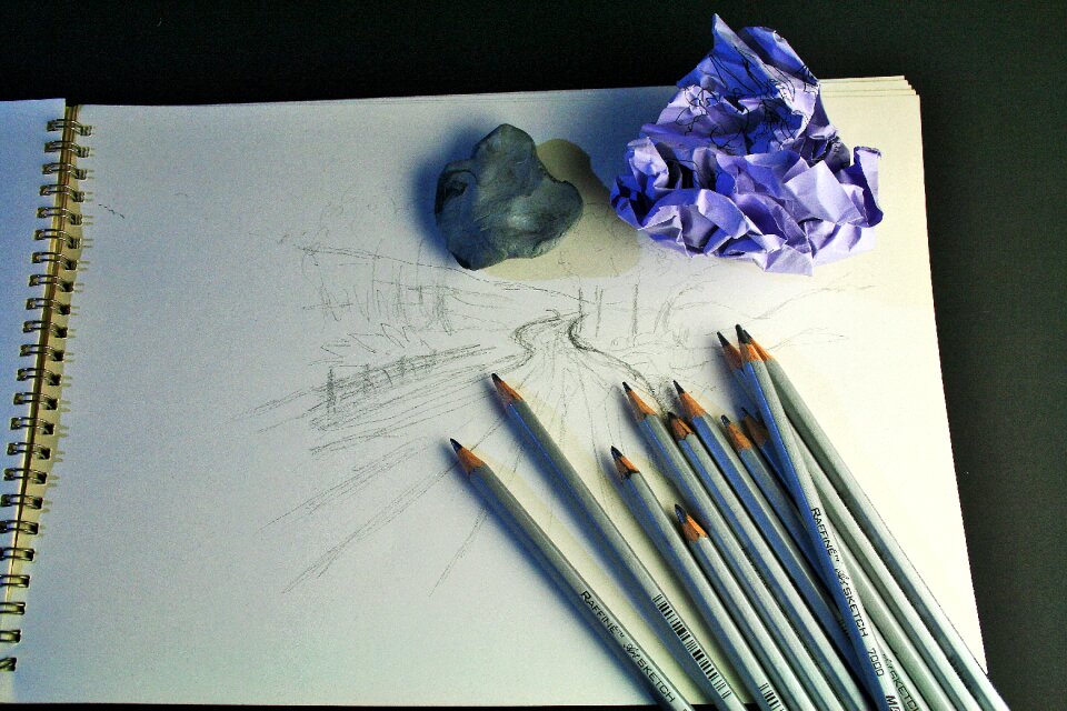 Sketch drawing paper