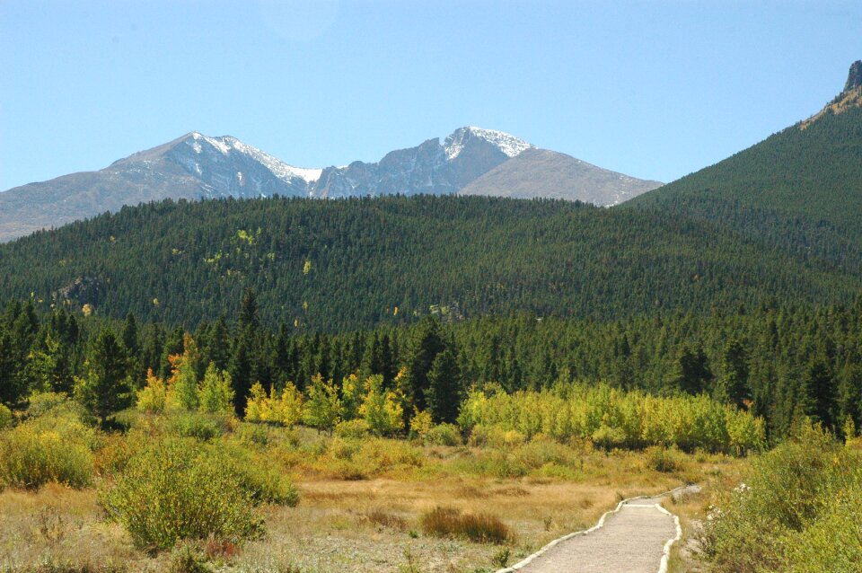 Mountain rocky mountains view