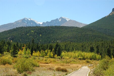 Mountain rocky mountains view photo