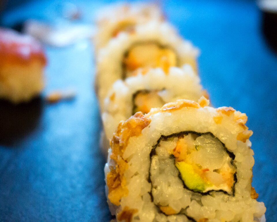 Delicious presentation chef maki