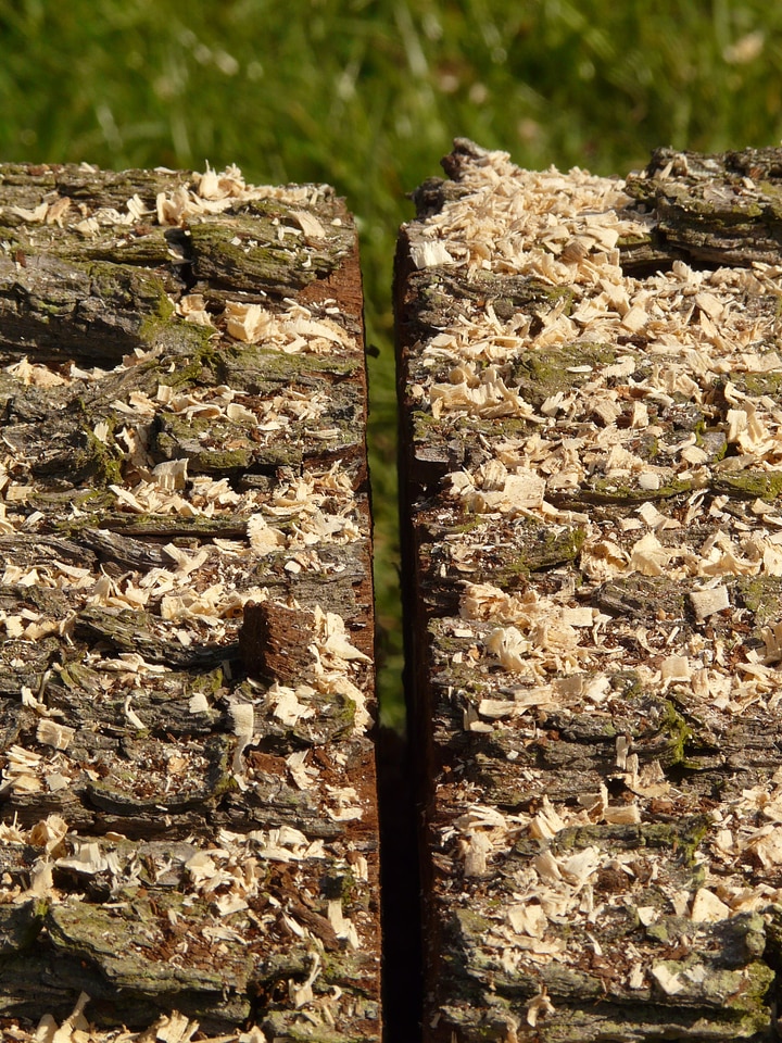 Saw woodworks holzstapel