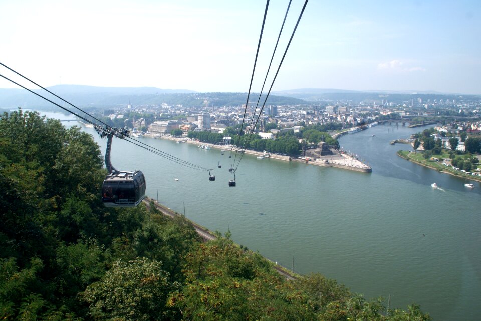 German corner cable car koblenz
