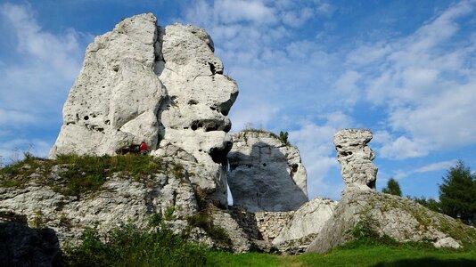 Landscape rocks jura krakowsko-czestochowa