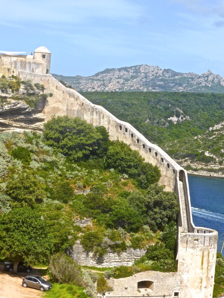 Bonifacio fortress corsica