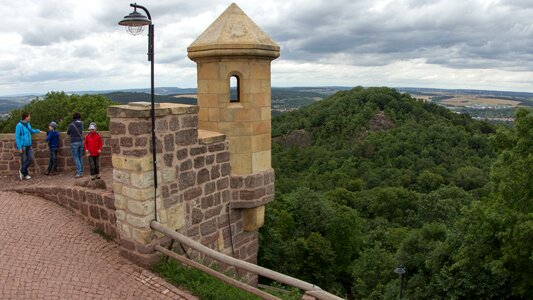 Landscape thuringian forest wartburg castle