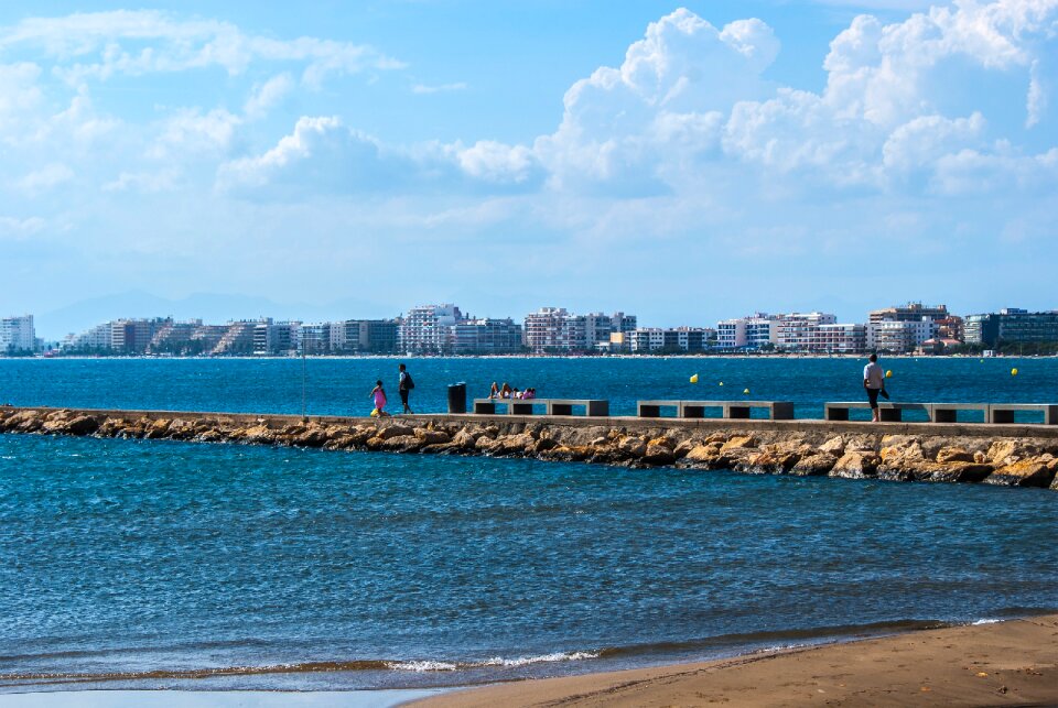 Sea salt water costa brava