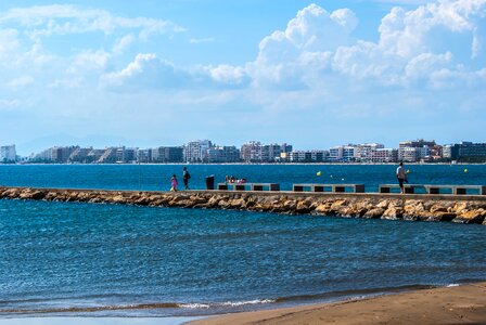 Sea salt water costa brava