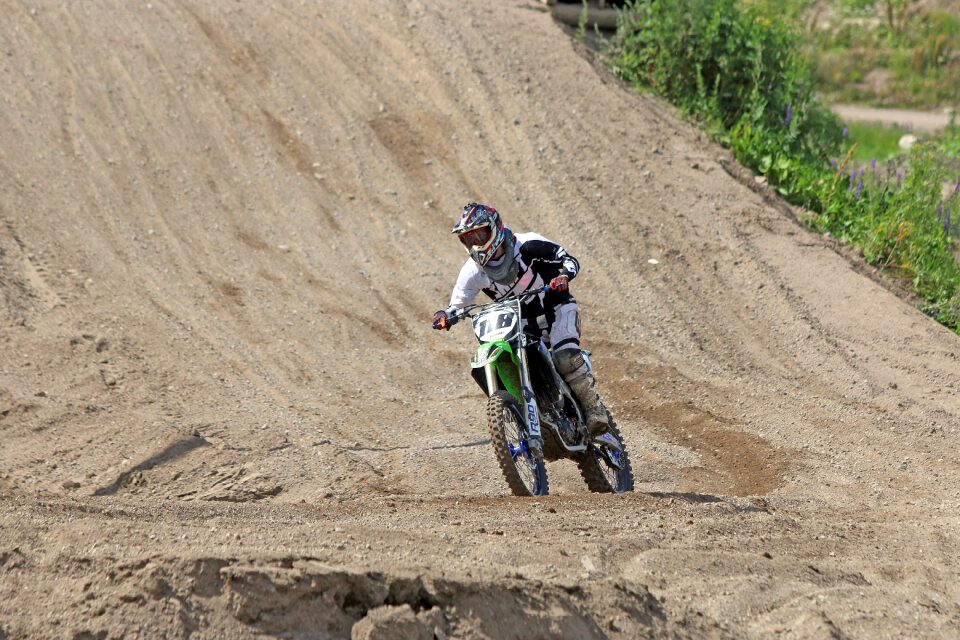 Motorbike race sport