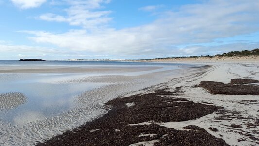 Sand sea ocean photo