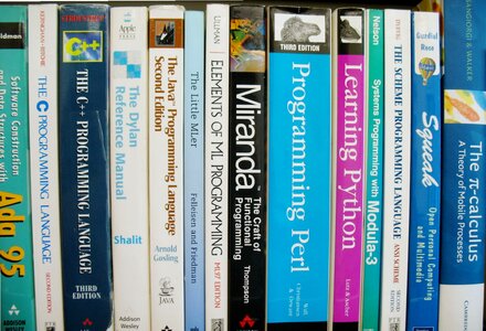 Programming computer language specialist literature photo