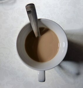 Breakfast cup tea time
