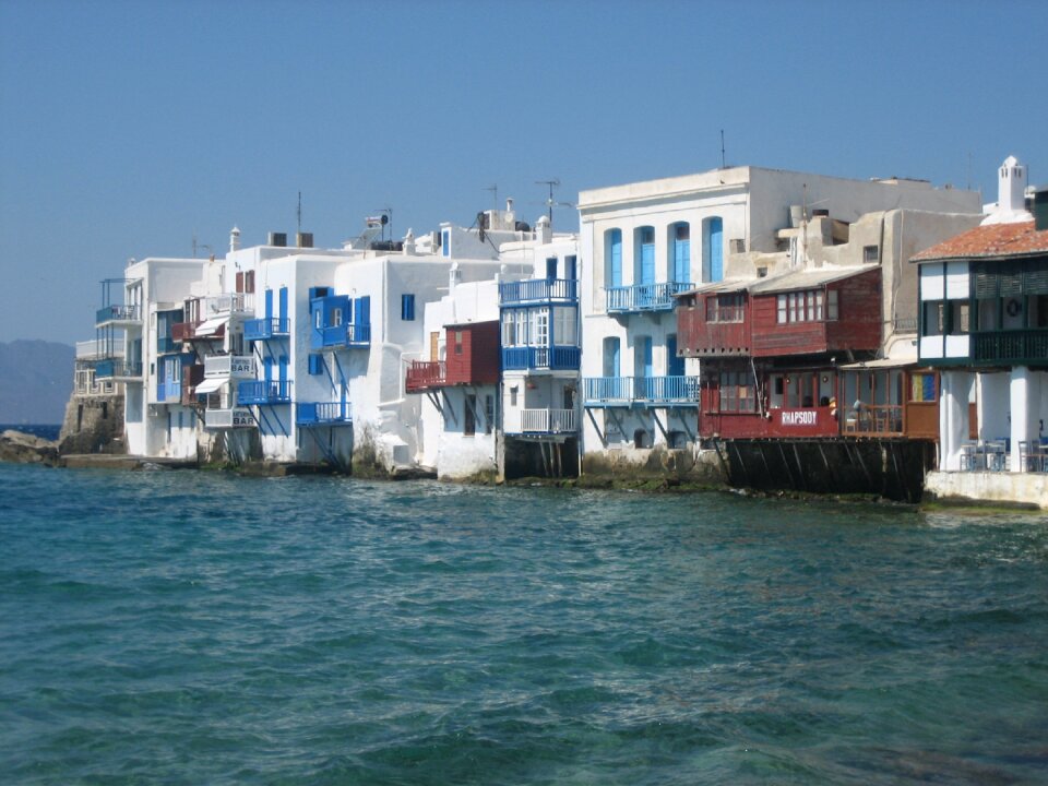 Greek island mood houses
