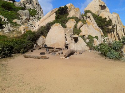 Sand rocks nature