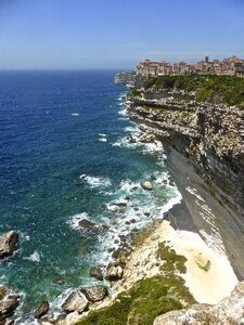 Coastline seascape corsica photo