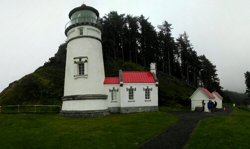 Lighthouse shore beach photo