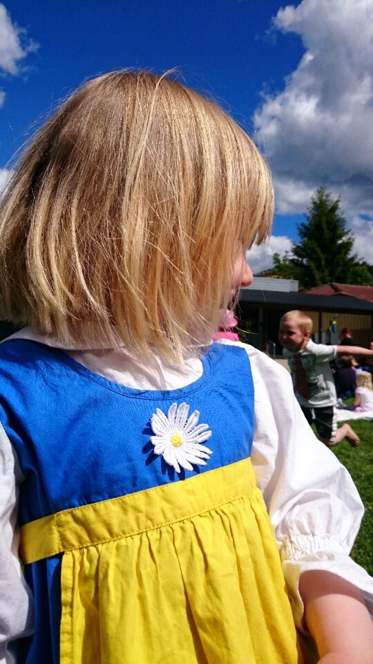 Girl midsummer costume