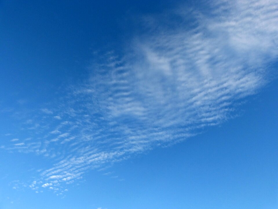 Clouds sky blue