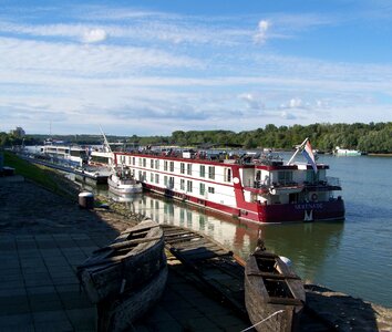 Luxury boat danube river mohács photo