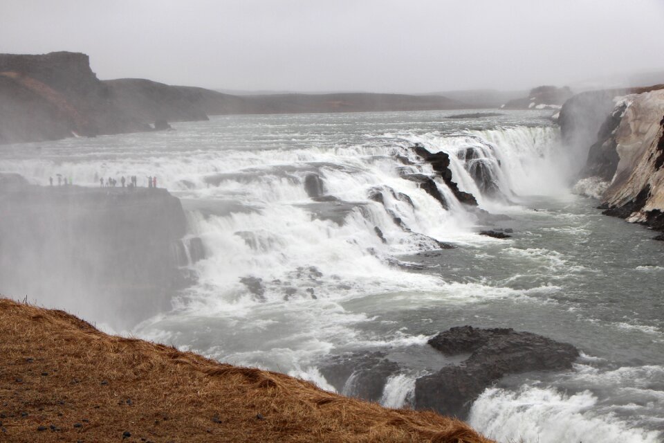 Nature waterfall iceland