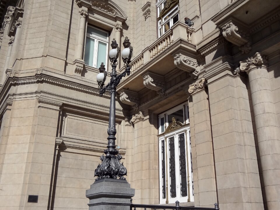 Colon theater buenos aires side facade