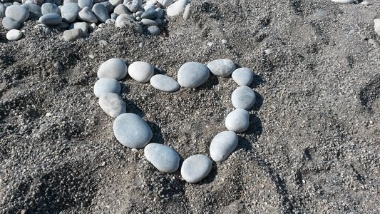 Luck stones beach photo