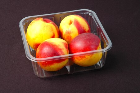 Peach food snack