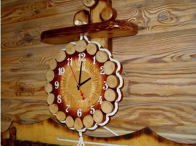 Handmade wood time