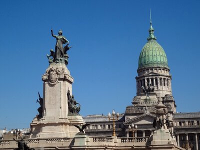 Statue dome buenos aires photo