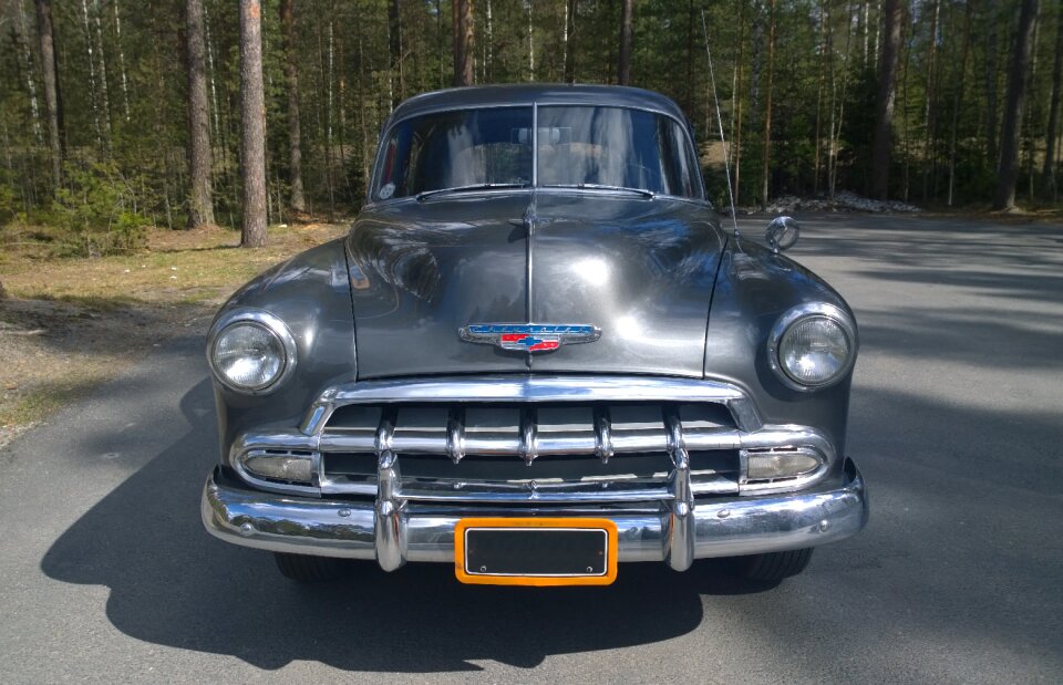 Retro vintage car