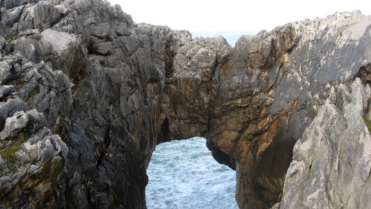 Sea stone bridge nature