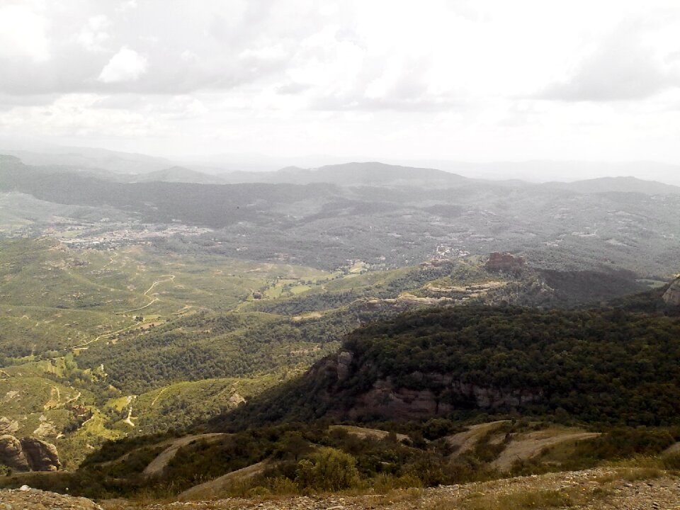 Mountain hiking landscape