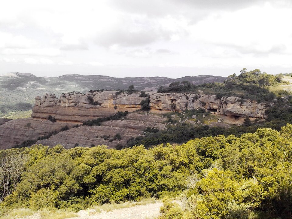 Mountain hiking landscape