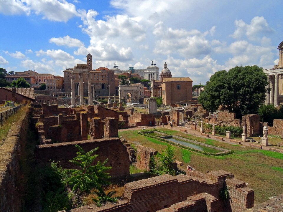Roman forum ancient architecture city