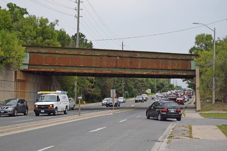 Rail metal transportation photo