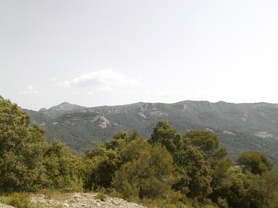 Mountain hiking landscape